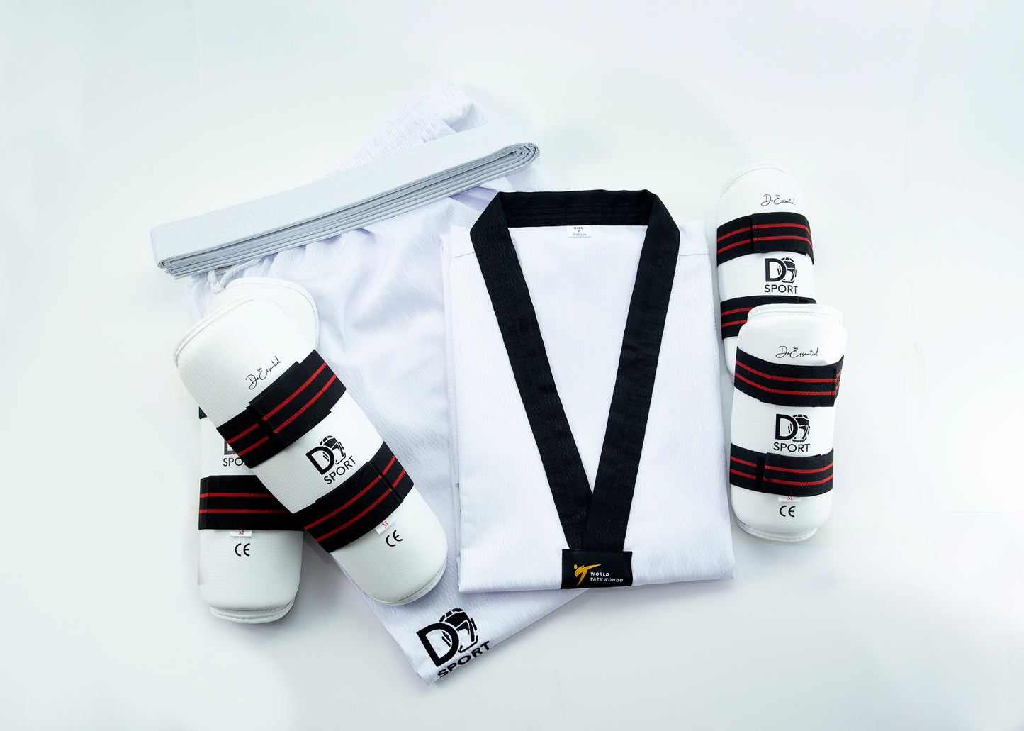 Pack Iniciación DoEssencial | Dobok + Canilleras + Antebraceras