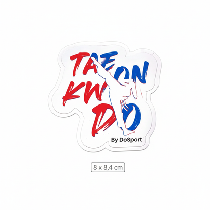 Sticker Taekwondo con medidas